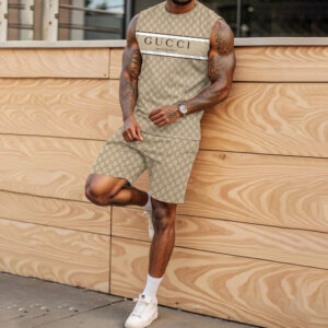 Gucci Tank Top & Shorts Set For Men NK 250625