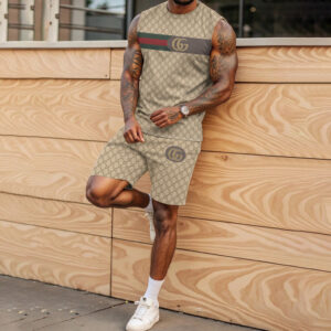 Gucci Tank Top & Shorts Set For Men NK 230625