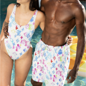 LV | Luxury  Swimsuit + Short Couple Set for Summer Vacation NK020625