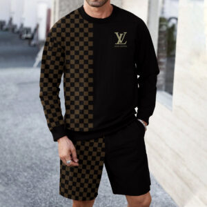 LV | Best Selling Limited Edition Luxury Brand Sweatshirt + Short NK270525
