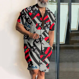 LV | Signature Hawaii Shirt & Short NK220525