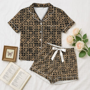 CHANEL | Premium Short Button Up Pajamas Set NK 030625