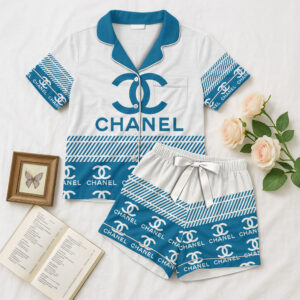 CHANEL | Premium Short Button Up Pajamas Set NK 060525