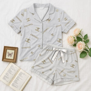 CHANEL | Premium Short Button Up Pajamas Set NK 070625