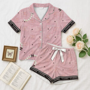 CHANEL | Premium Short Button Up Pajamas Set NK 120525