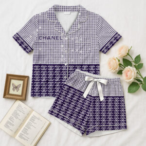 CHANEL | Premium Short Button Up Pajamas Set NK 210625