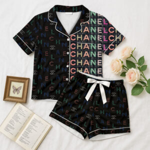 CHANEL | Premium Short Button Up Pajamas Set NK 120625