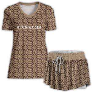 COACH | Premium Athletic V-Neck Shirts & Shorts NK 070625