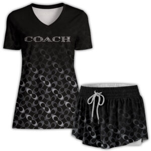 COACH | Premium Athletic V-Neck Shirts & Shorts NK 100625