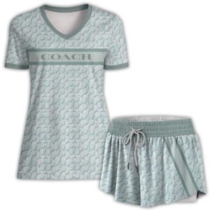 COACH | Premium Athletic V-Neck Shirts & Shorts NK 250625