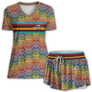 COACH | Premium Athletic V-Neck Shirts & Shorts NK 280525