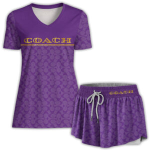COACH | Premium Athletic V-Neck Shirts & Shorts CB187-CCH-HYT-TT-21052506