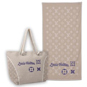 LV | Premium Tote Bag & Beach Towel Set NK 040625 - Bag