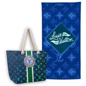 LV | Premium Tote Bag & Beach Towel Set NK 100525