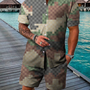 LV | Signature Hawaii Shirt & Short NK220525