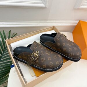 (BOX INCLUDED)  LV | Cosy Flat Comfort Clog NK210525
