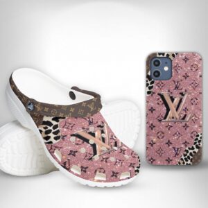 LV | Premium Crocs & Phonecase Set NK 230625