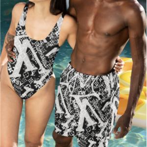 LV | Luxury  Swimsuit + Short Couple Set for Summer Vacation NK020625