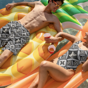 LV | Luxury  Swimsuit + Short Couple Set for Summer Vacation NK020625