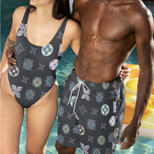 LV | Luxury  Swimsuit + Short Couple Set for Summer Vacation NK020625