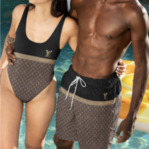 LV | Luxury  Swimsuit + Short Couple Set for Summer Vacation NK020625