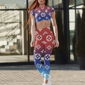 LV | Premium Crop Top Leggings Set NK 050625