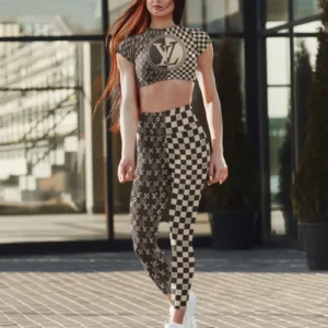LV | Premium Crop Top Leggings Set NK 050625