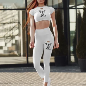 LV | Premium Crop Top Leggings Set NK 050625