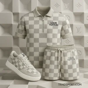 Louis Vuitton | Premium Polo Shirt & Shorts Match AF1 Sneaker Hot 2025 NK17 18-21/06
