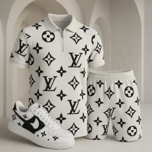 Louis Vuitton | Premium Polo Shirt & Shorts Match AF1 Sneaker Hot 2025 NK7 18-21/06