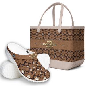 COACH | Premium Crocs & Rubber Tote Bag Combo NK 070625