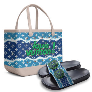 LV | Premium Slipper & Rubber Tote Bag Combo NK 180625
