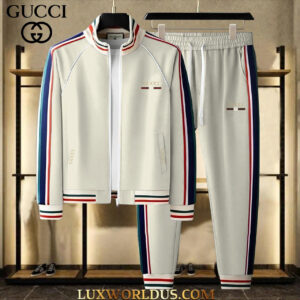 GUCCI | Premium Stand Collar Jacket & Pants Set 2025 TD11