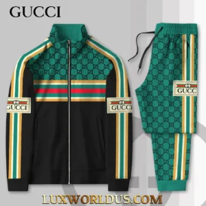 GUCCI | Premium Stand Collar Jacket & Pants Set 2025 TD31