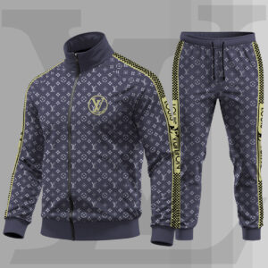 Louis Vuitton | New Released High Quality Stand Collar Jacket and Sweatpants Set TD1