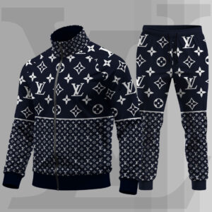 Louis Vuitton | New Released High Quality Stand Collar Jacket and Sweatpants Set TD4