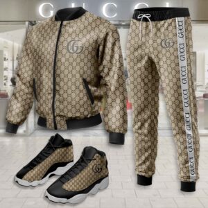 Gucci | Limited Edition Winter Tracksuits Match AJ 13 Sneaker TD9
