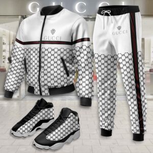Gucci | Limited Edition Winter Tracksuits Match AJ 13 Sneaker TD1