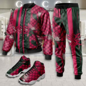 Gucci | Limited Edition Winter Tracksuits Match AJ 13 Sneaker TD33