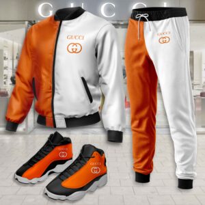 Gucci | Limited Edition Winter Tracksuits Match AJ 13 Sneaker TD19
