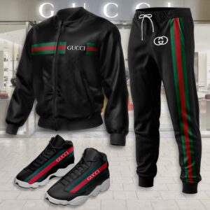 Gucci | Limited Edition Winter Tracksuits Match AJ 13 Sneaker TD17