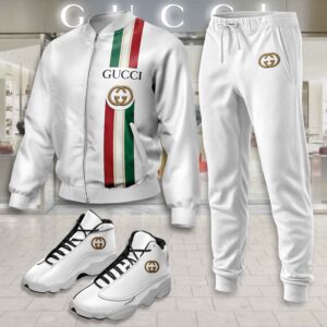 Gucci | Limited Edition Winter Tracksuits Match AJ 13 Sneaker TD21