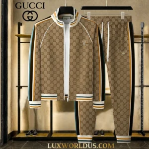 GUCCI | Premium Stand Collar Jacket & Pants Set 2025 TD9