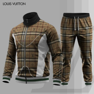 Louis Vuitton | New Released High Quality Stand Collar Jacket and Sweatpants Set TD11