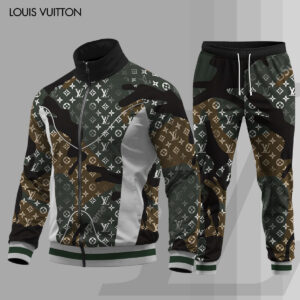 Louis Vuitton | New Released High Quality Stand Collar Jacket and Sweatpants Set TD12
