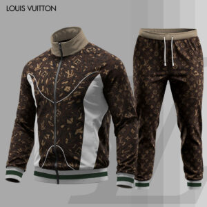 Louis Vuitton | New Released High Quality Stand Collar Jacket and Sweatpants Set TD15