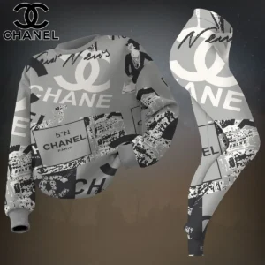 Chanel | Premium Sweatshirt and Leggings Set 2025 TD31