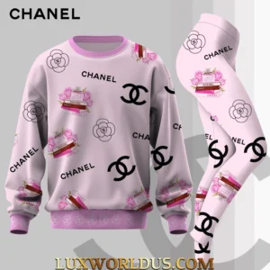Chanel | Premium Sweatshirt and Leggings Set 2025 TD44