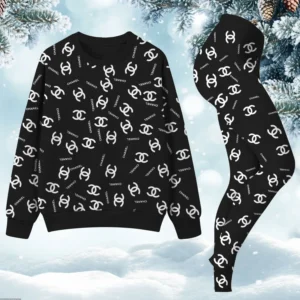 Chanel | Premium Sweatshirt and Leggings Set 2025 TD24