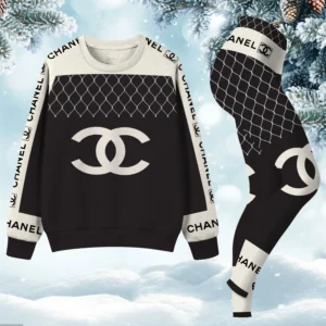 Chanel | Premium Sweatshirt and Leggings Set 2025 TD13
